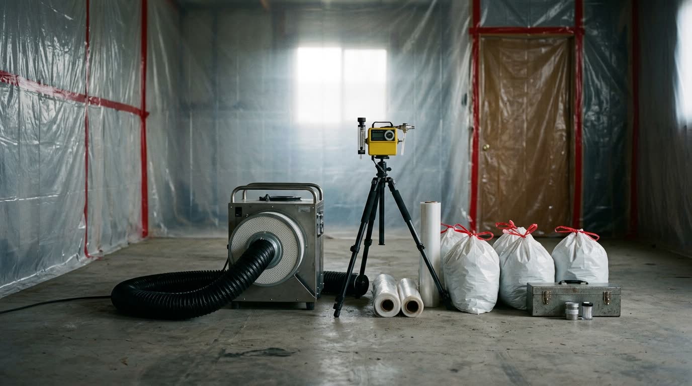 Extracteur d'air à filtration HEPA et pompe de prélèvement